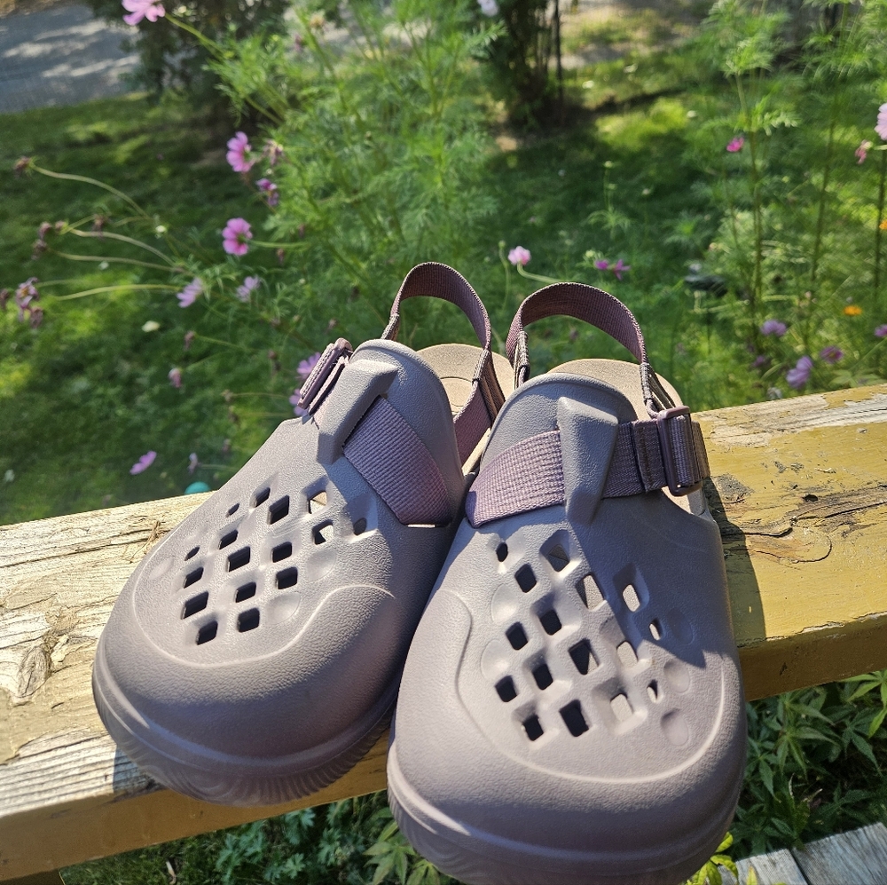 Chaco Purple Clogs
